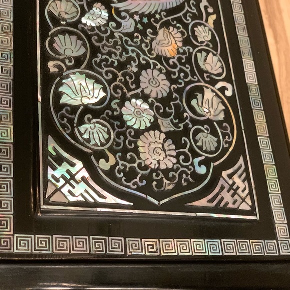 New Vintage Mother of Pearl lidded box - Picture 5 of 14